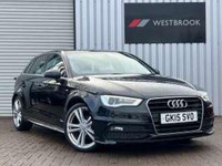 2015 Audi A3 1.6 TDI S line Sportback Euro 6 (s/s) 5dr Hatchback Diesel Manual