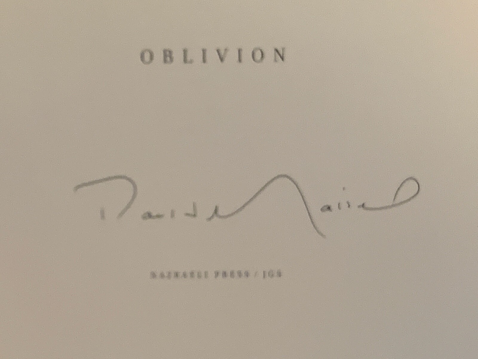 OBLIVION　David Maisel　デイビット・マイゼル OBLIVION by David Maisel ***SIGNED**FIRST EDITION*** | eBay
