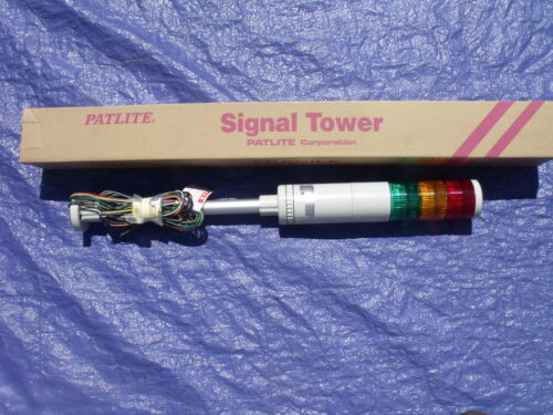 NIB Patlite LME-312-RYG+FB120 Signal Tower