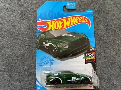 Green 2018 Bentley Continental GT3 HW Race Day Hot Wheels