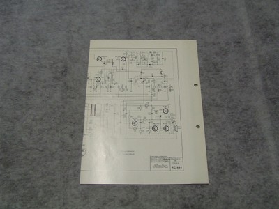 Radio Schaltplan GRUNDIG AM FM Super 2004 GW
