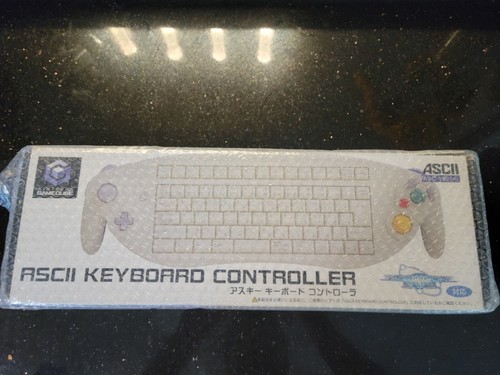 Nintendo GameCube Ascii Keyboard Controller White ASC-1901PO Nintendo GameCube Ascii Keyboard Controller White ASC-1901PO