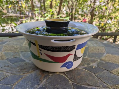 RARE Vintage A La Carte Figgjo Flameware Covered Casserole Dish Made in Norway