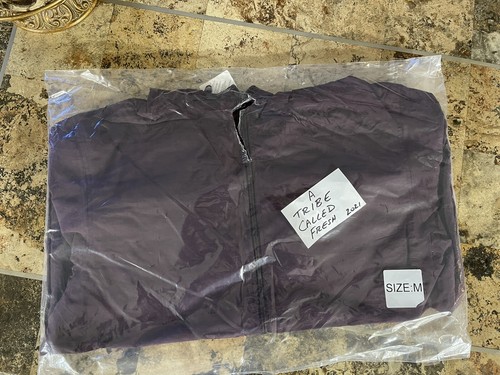 Supreme Reflective Zip Hooded Jacket Purple Size Medium - SS21J34