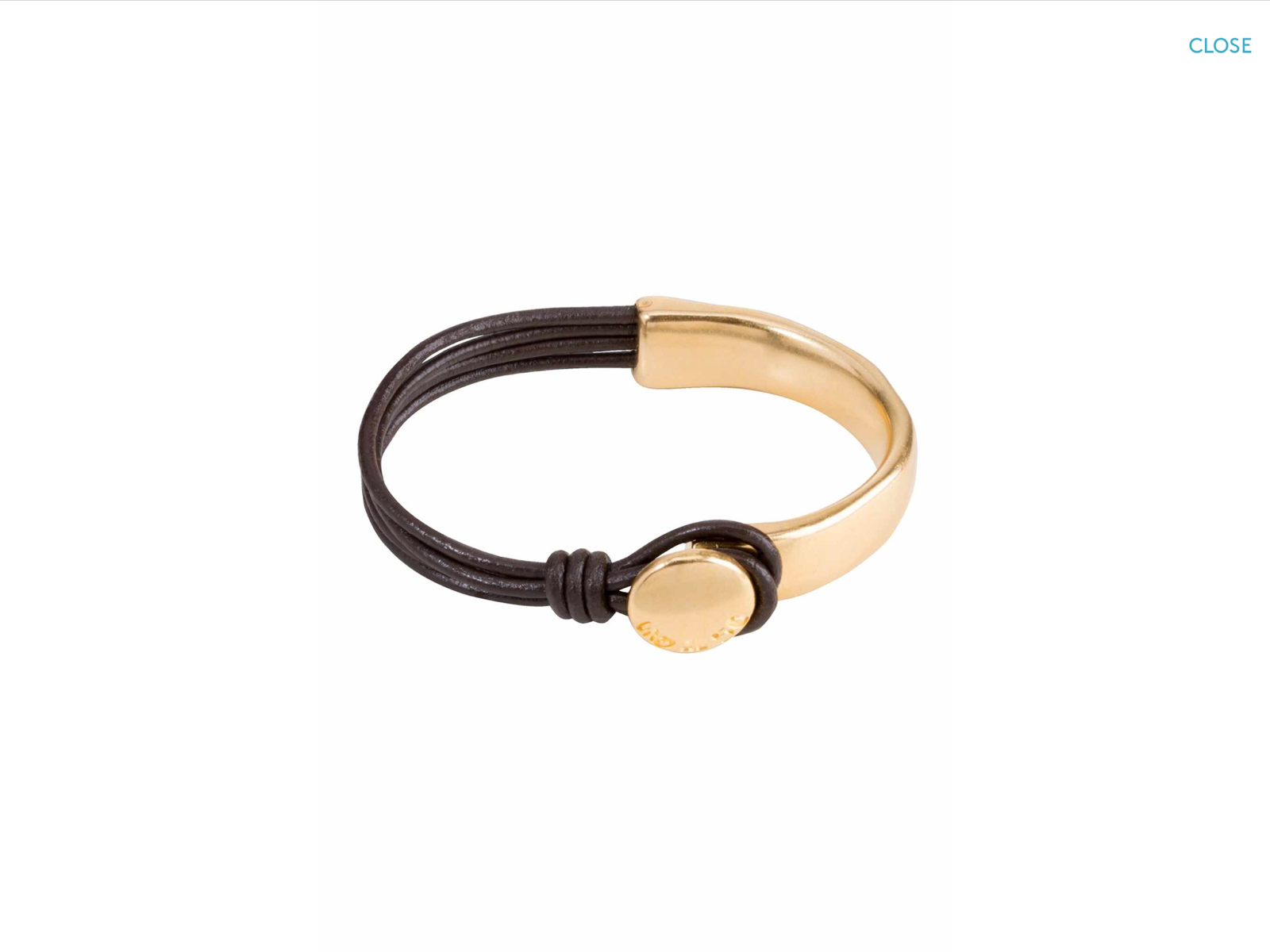 Pre-owned Unode50 Uno De 50 Gold Plated Bracelet