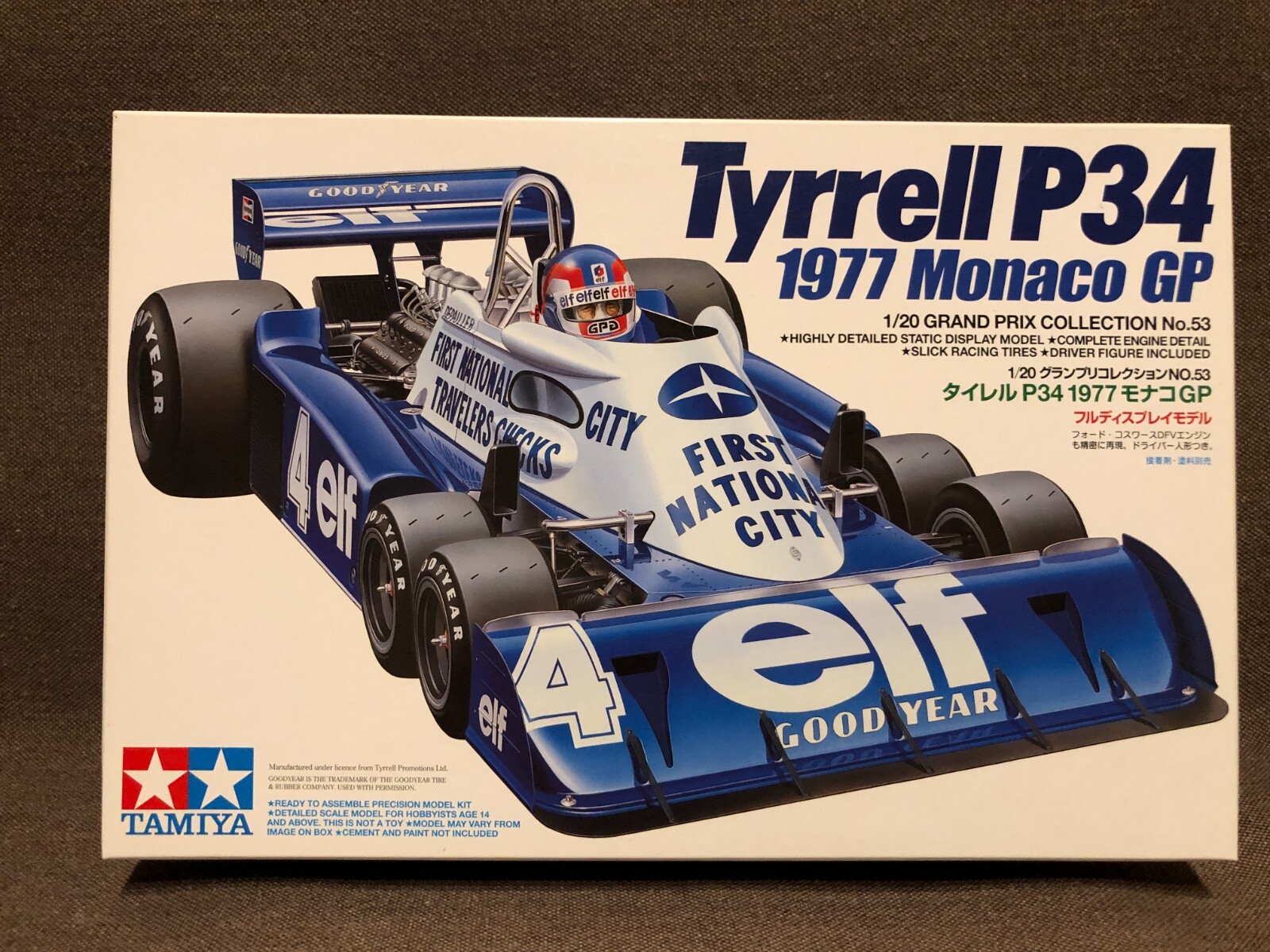 自動車 Tyrrell P34 1977 Monaco GP No.53 TAMIYA 1/20 Grand Prix No.53 Tyrell P34 1977 Monaco Grand