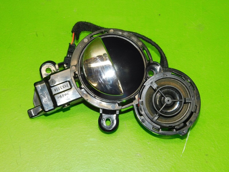 02-06 Mini Cooper S R53 OEM passenger right interior door handle tweeter speaker