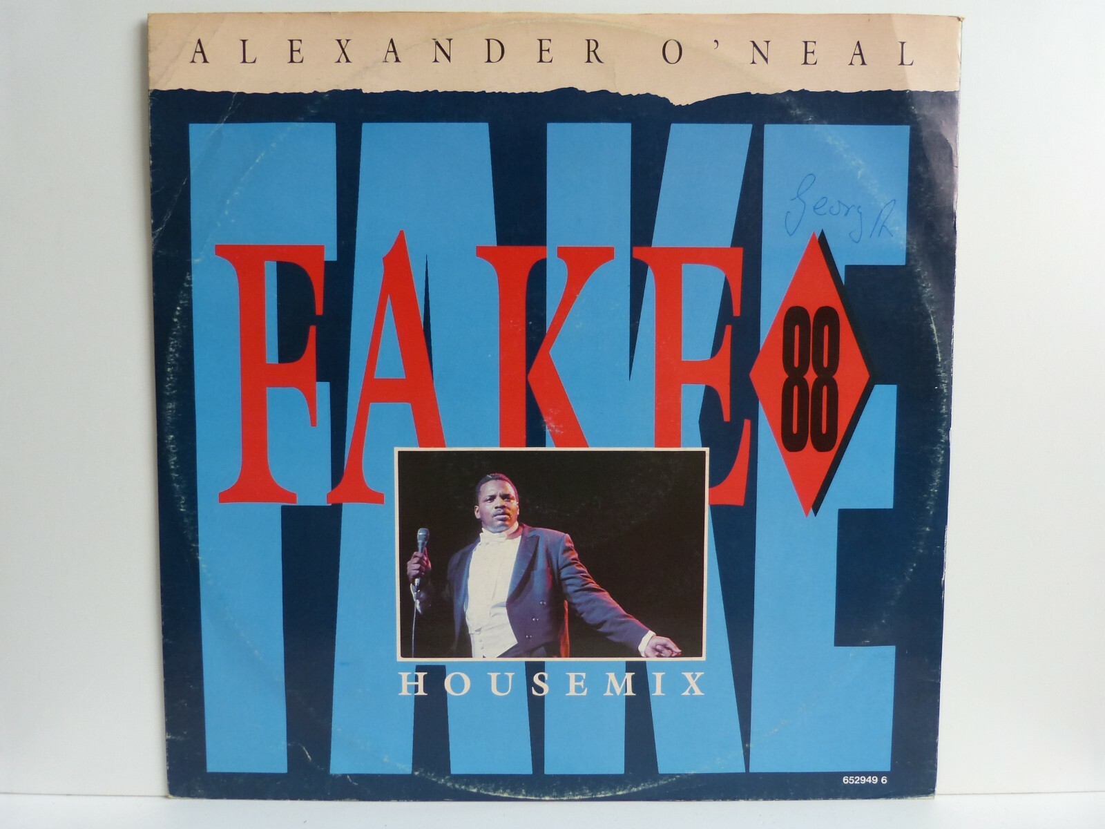 Alexander O'Neal – 12“ Maxi – Fake 88 / Tabu Records 652949