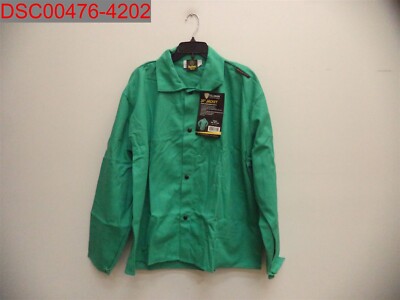 Tillman Adult Green FR 6230 30 9 oz. Cotton Welding Jacket, Sz 2XL 608134623050