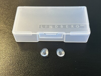 Authentic Lindberg Nose Pads Spirit Titanium Silicone Tear Shaped Version