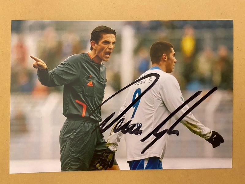 Handsigniertes Foto Denkt Aytekin Autogramm Dfb Schiedsrichter Unterschrift Rar