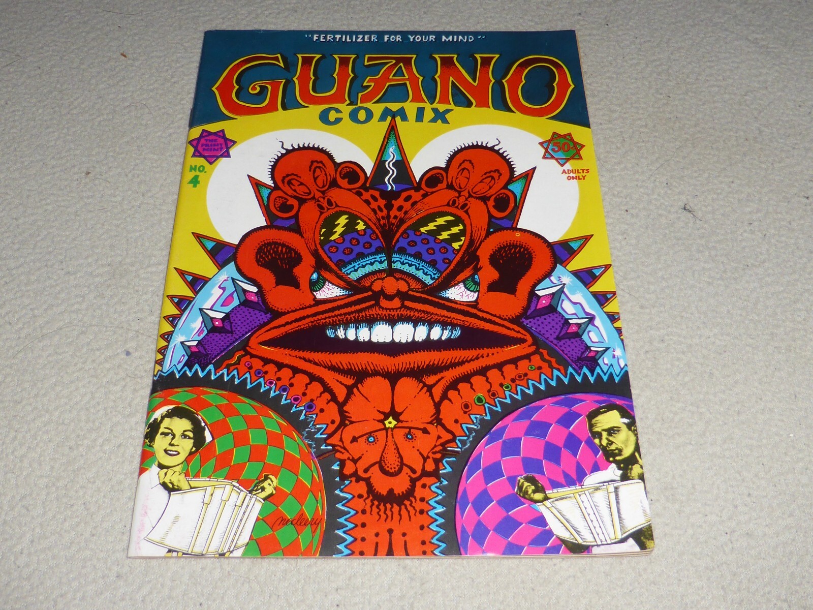 GUANO  アート　コミック　ビンテージ　1972年製　アメリカ VINTAGE GUANO COMIX #4 UNDERGROUND PRINT MINT 1972 COMIC