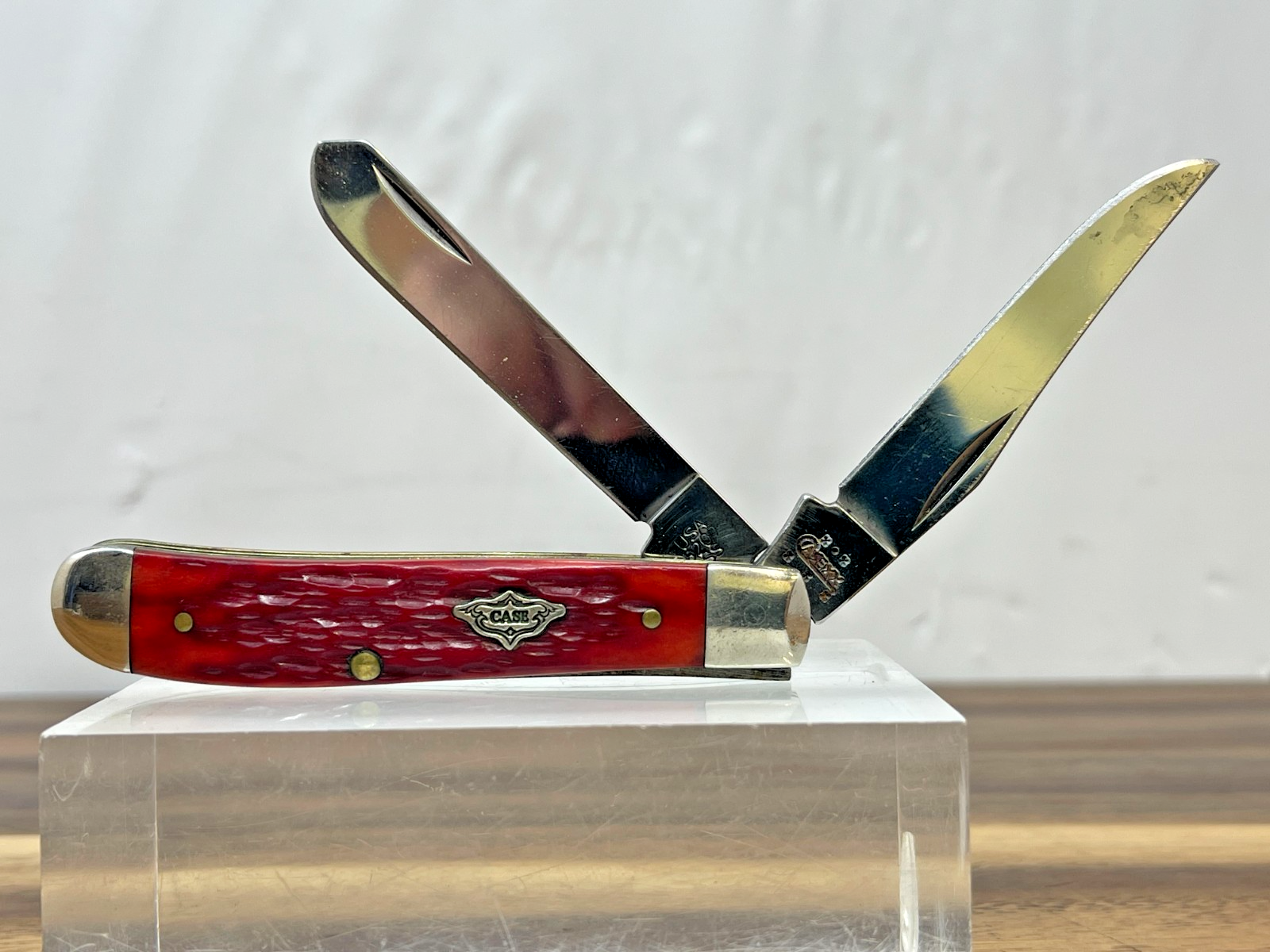 Case Knife XX 6207 SS Mini Trapper Red Jigged Bone Handle | eBay