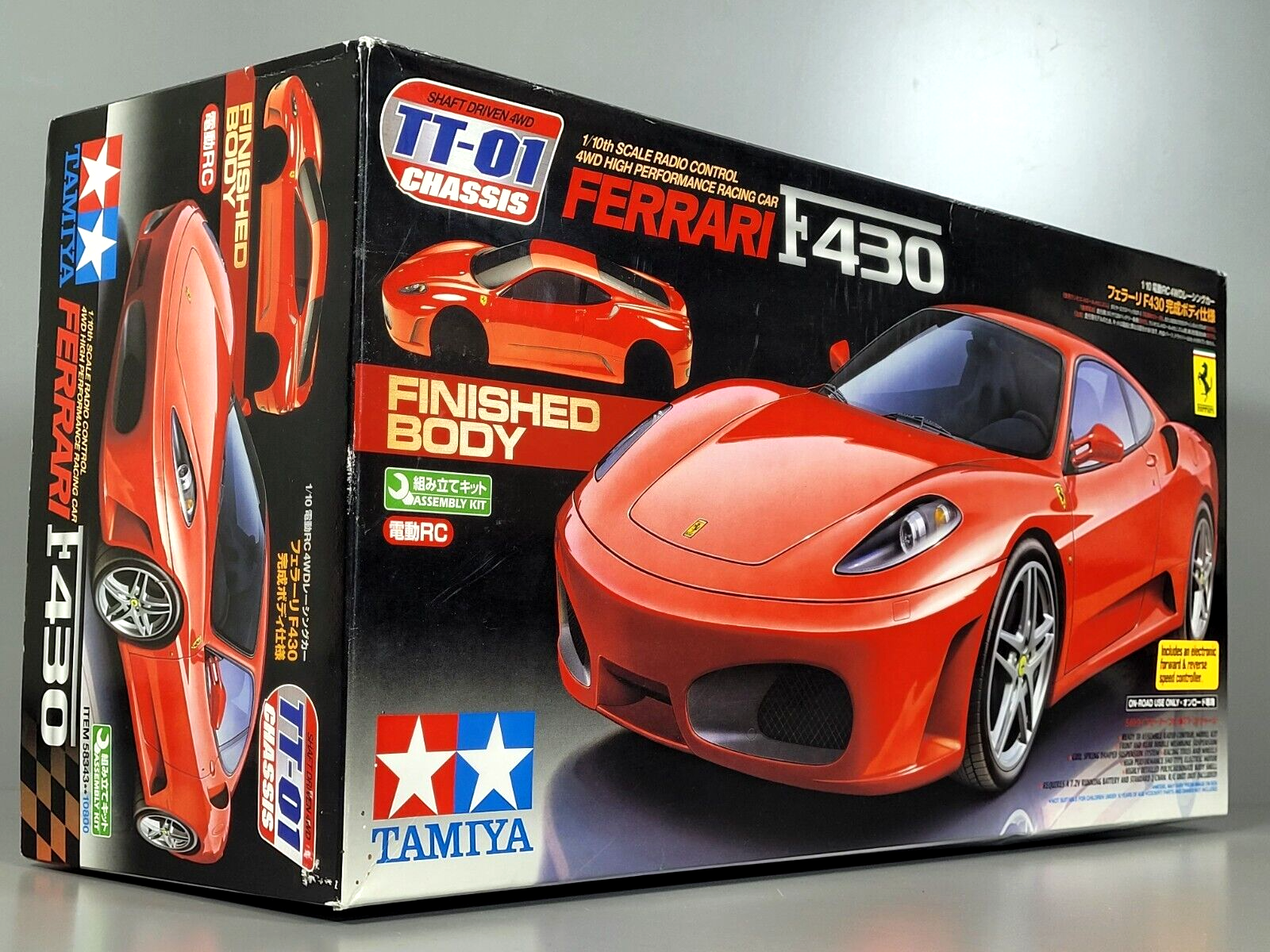 組立済 タミヤ 電動RC 1/10 フェラーリ F430 TA05シャーシ ITEM 58345