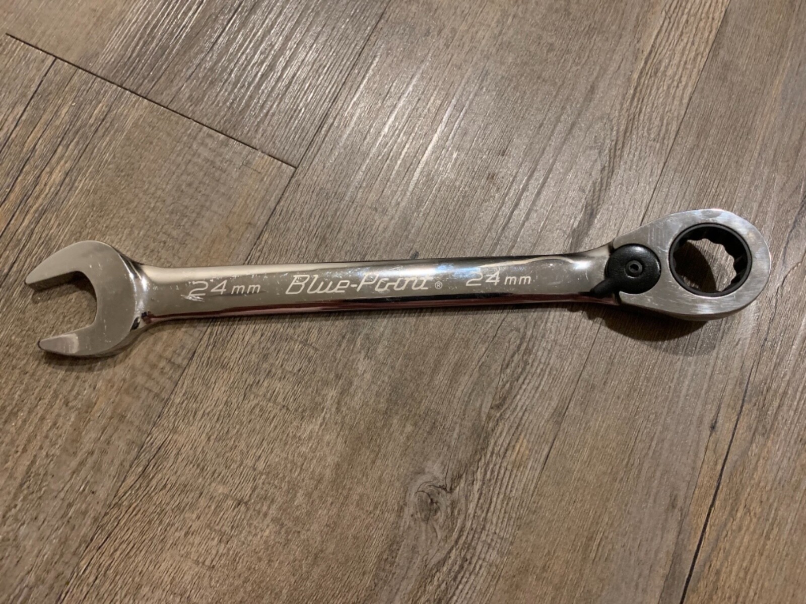 Bluepoint 24mm Boerm24 Metric 12point Ratcheting Wrench Used for