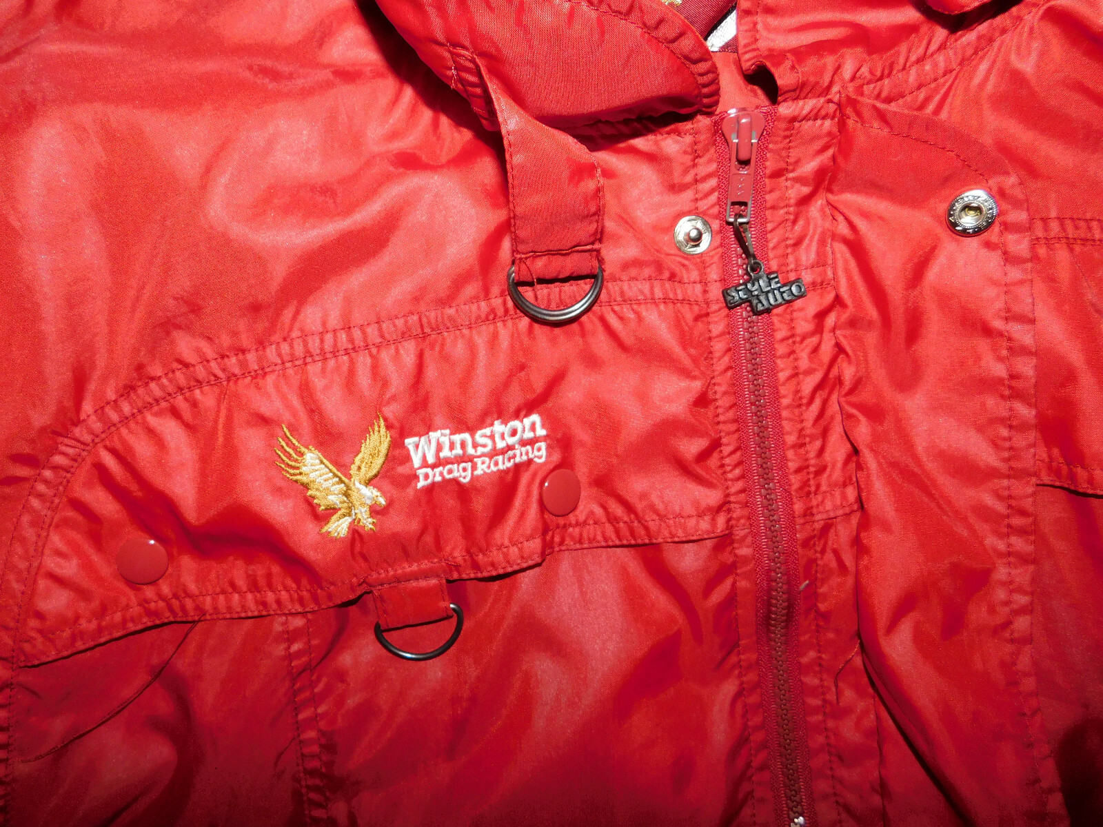 Vintag Winston Drag Racing Jacket By Style Auto XL