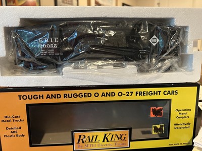  MTH Railking 30-1531D Erie 4-Bay Hopper Car W. Coal Load NIB