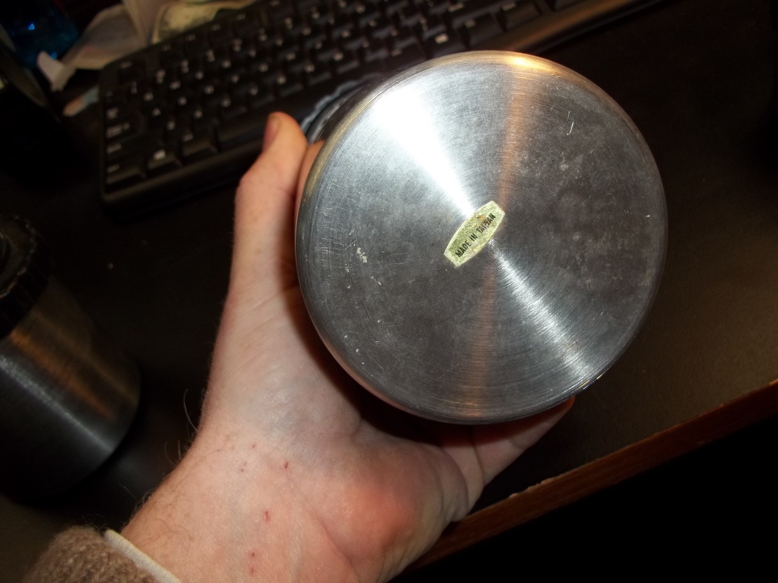 vintage NOS New film canister developer tank metal plastic Large measured