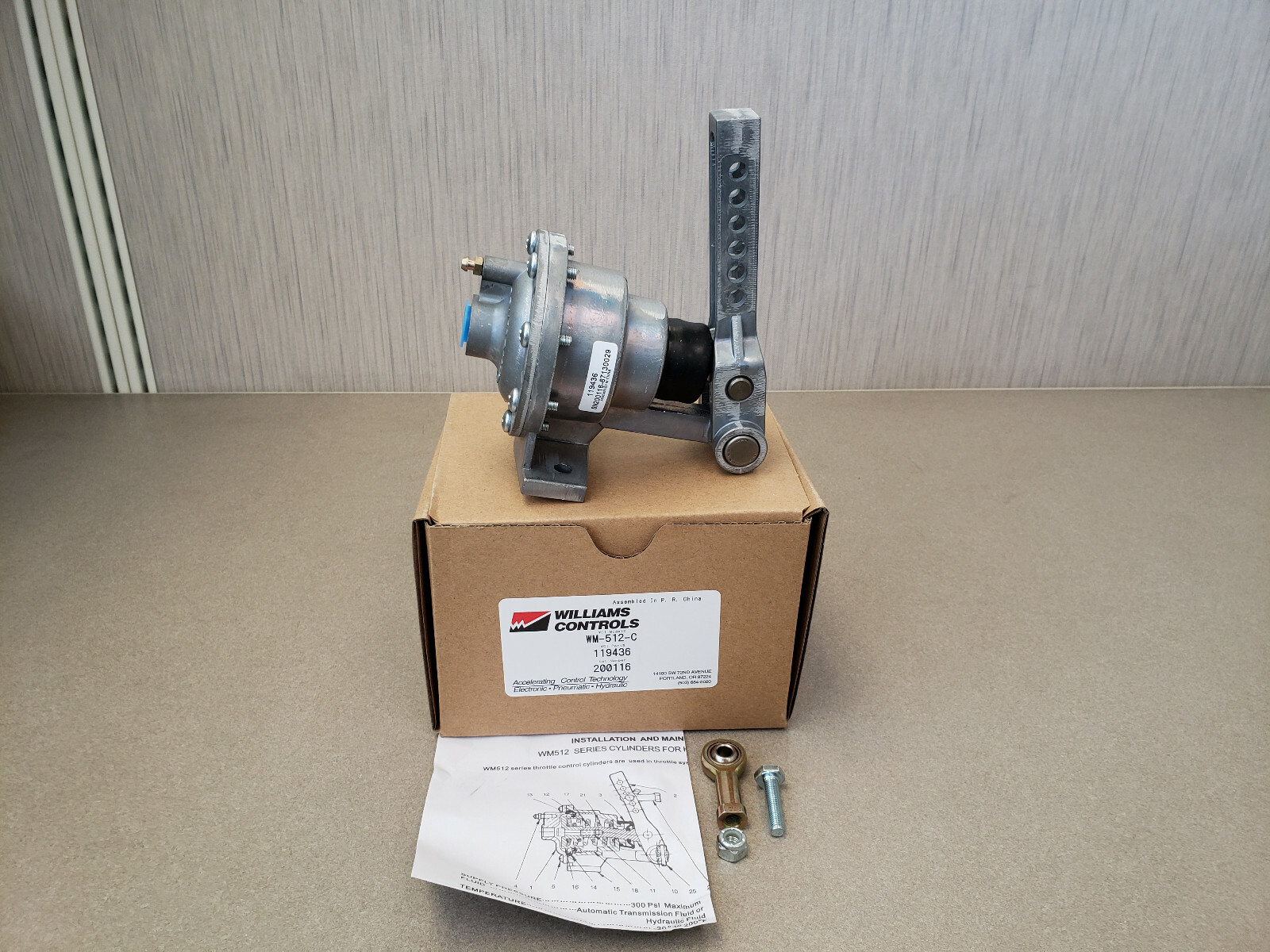 119436 / WM-512 - CYLINDER HYD. NSN# 3040-01-375-0360, BY 119436 / WM-512 - CYLINDER HYD. NSN# 3040-01-375-0360, BY