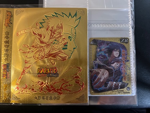 ZR Sasuke Uchiha with 64 Card Binder - Naruto Collectible
