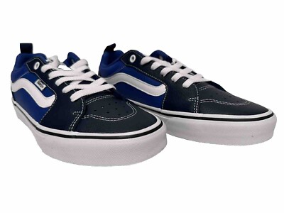 VANS Filmore 2 Tone Leather Navy/Blue Lace Up - Men's Size 8.5 - NEW