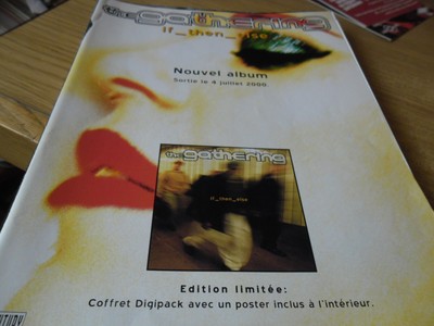THE GATHERING IF THEN ELSE  ORIGINAL PRINT PROMO POSTER AD +  7 PAGES REPORT