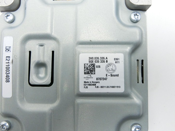 Skoda Octavia IV NX 20-24 Steuergerät ECU Modul SG für Motorgeräuschgenerator Skoda Octavia IV NX 20-24 26.04.2021... Bild 3