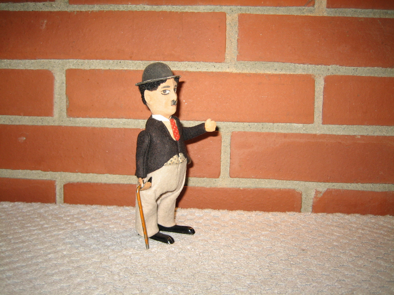 Charlie Chaplin Schuco Wind up Toy - Germany - Works Great! Excellent Condition!