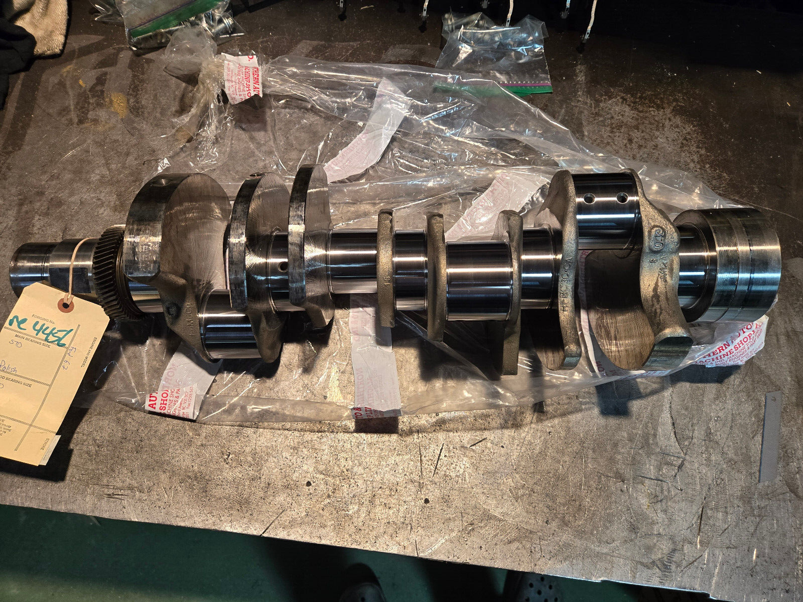 2011-2015 Ford 6.7 Powerstroke Diesel Crankshaft SONOFLUXED POLISHED STANDARD - Picture 1 of 12