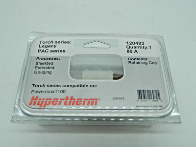 Hypertherm 120483 Retaining Cap  Brennerkappe 80 A Powermax 1100 Plasmaschneiden