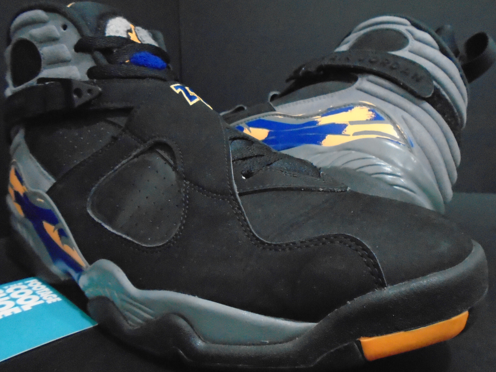 Nike Air Jordan VIII 8 Retro PHOENIX SUNS BLACK OR Nike Air Jordan VIII 8 Retro PHOENIX SUNS BLACK ORANGE  main image 2