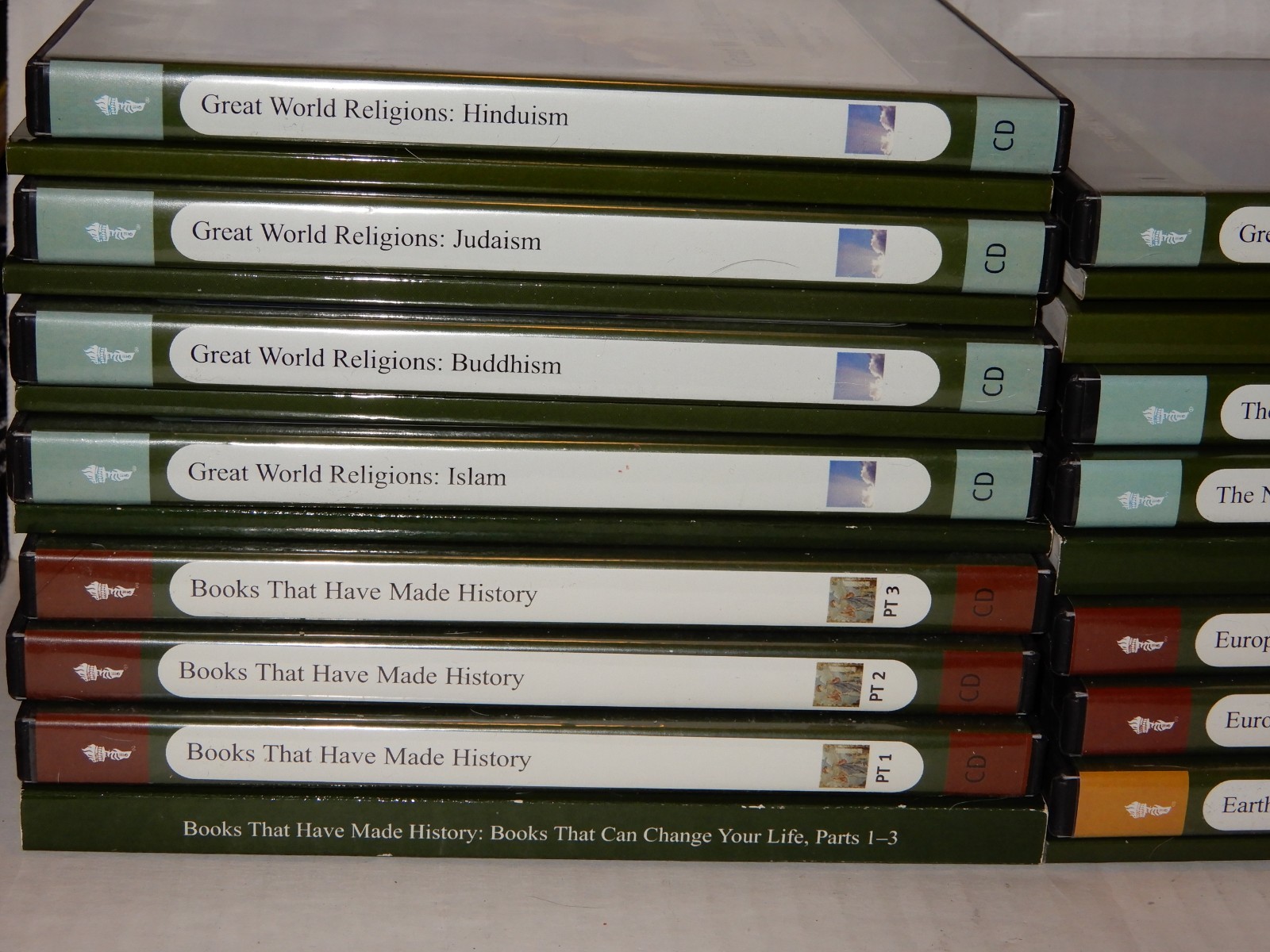 Lot Of 9 The Great Courses CD Sets Great World Religions New Testament