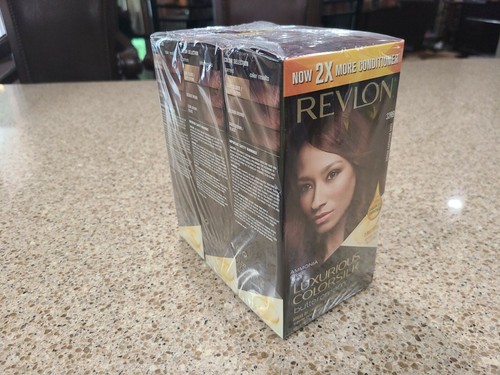 3 x Revlon Luxurious Colorsilk Buttercream 32RB Dark