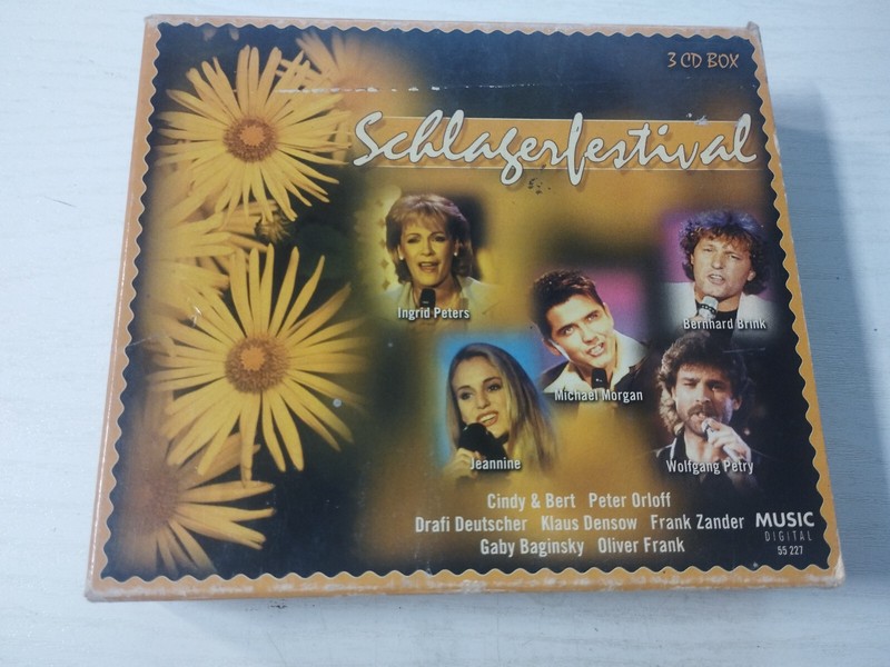 Schlagerfestival Ingrid Peters Michael Morganwolfang Petry Jeannine 3 X Cd
