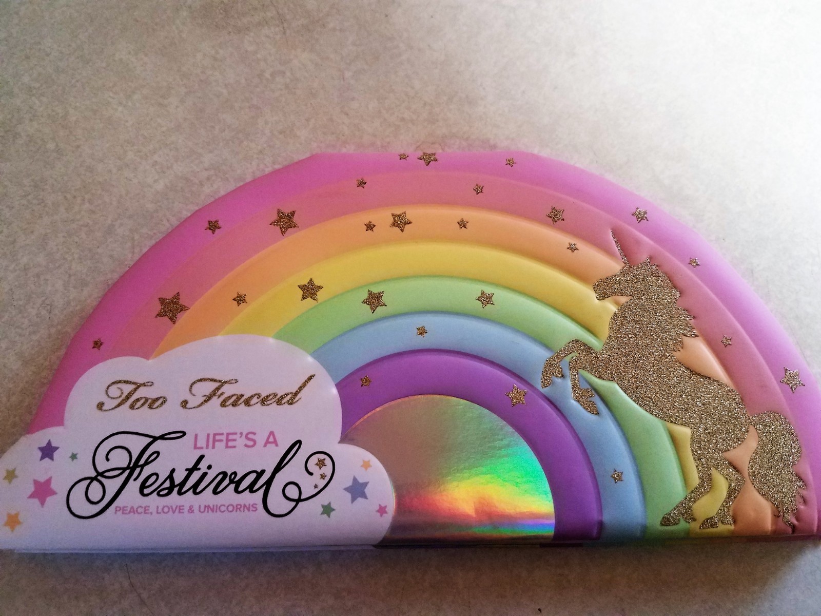 Too Faced LIFE'S A FESTIVAL ~ Mystical & Magical Unicorn Palette ~ AUTHENTIC