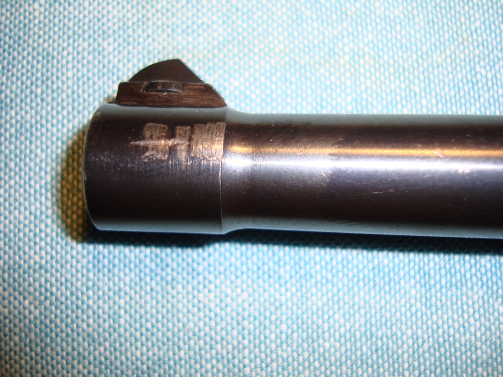 Nice Original German WWII Period Armorer's 9mm Luger Barrel With Eagle 135 Proof