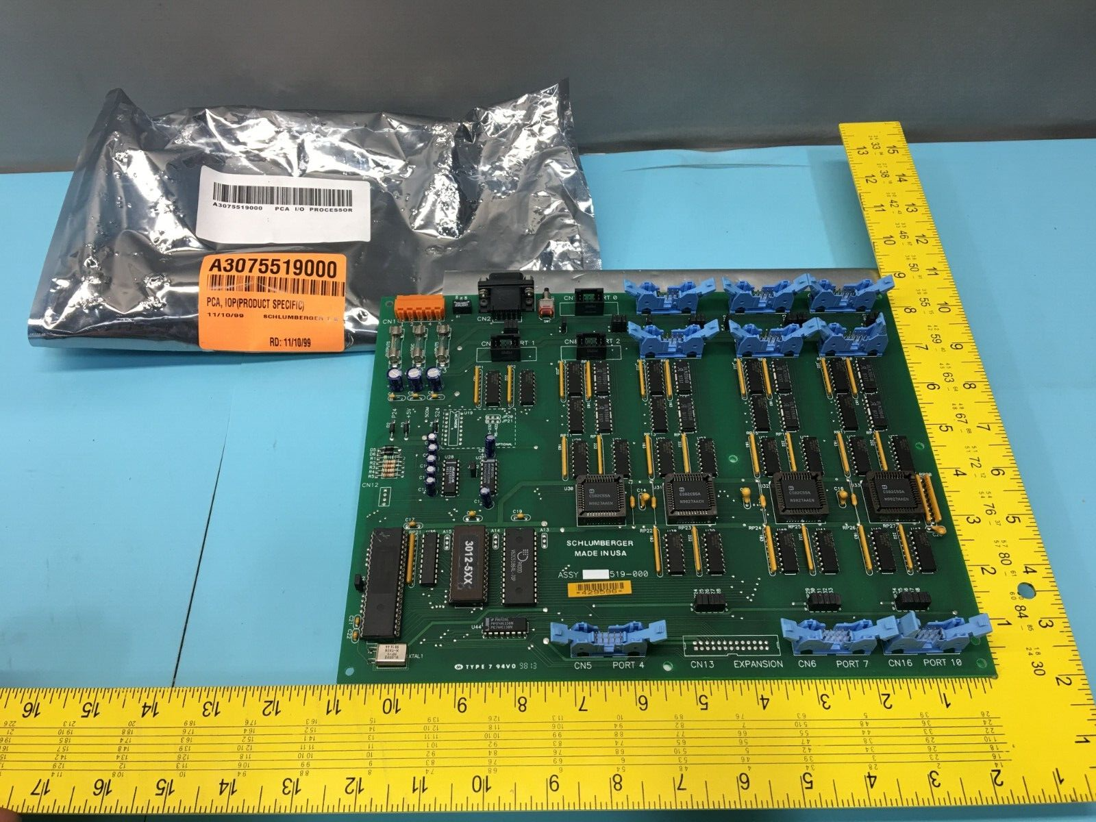 SCHLUMBERGER A3075519000 PCA, I/O, PCB BPROCESSOR BOARD, 123793
