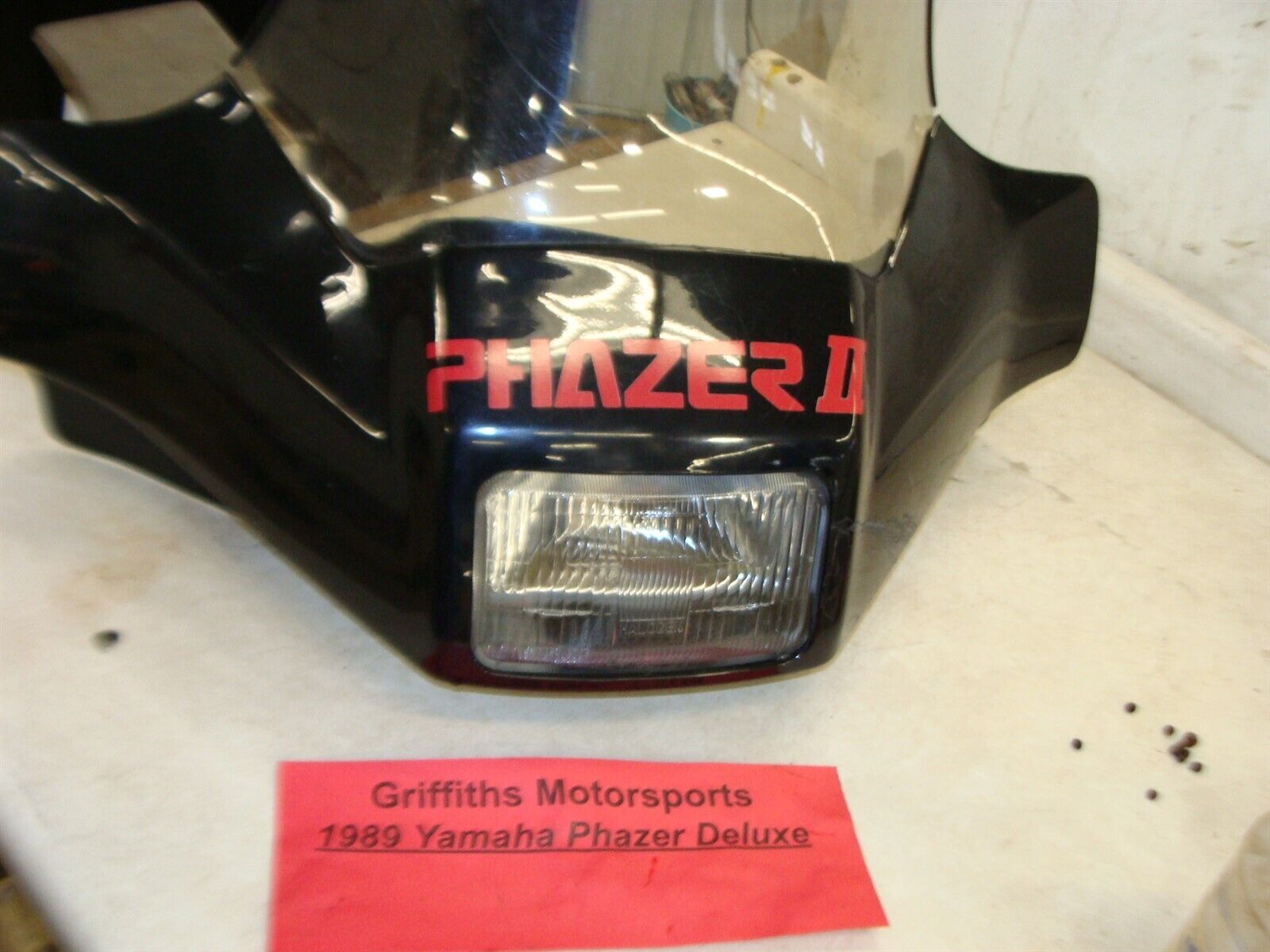 1989 Yamaha Phazer PZ480E Deluxe Windshield Fairing 1989 Yamaha Phazer PZ480E Deluxe Windshield Fairing