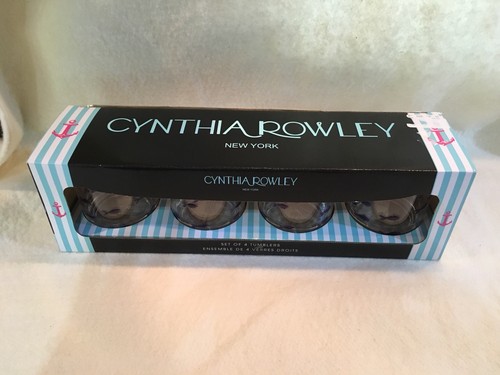 Purple Fish Tumblers Cynthia Rowley Set Of 4 Polystyrene Glasses Picnic outdoor