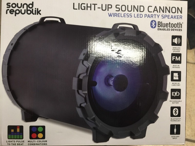 light up sound cannon wireless led party speaker
