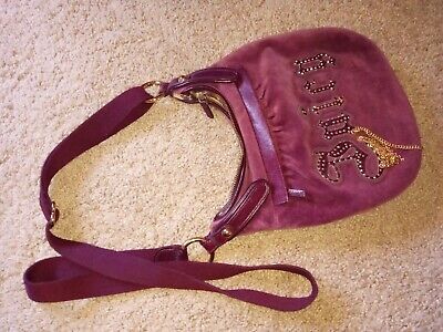 VINTAGE Authentic JUICY COUTURE Velour Crossbody Bag GREAT condition! 