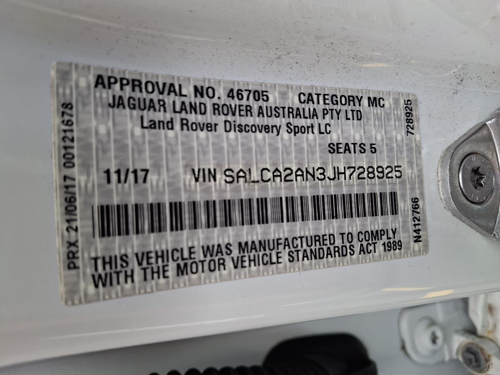 LAND ROVER DISCOVERY SPORT 2015-2024 POWER WINDOW SWITCH RH FRONT (MASTER SWITCH - thumbnail 11