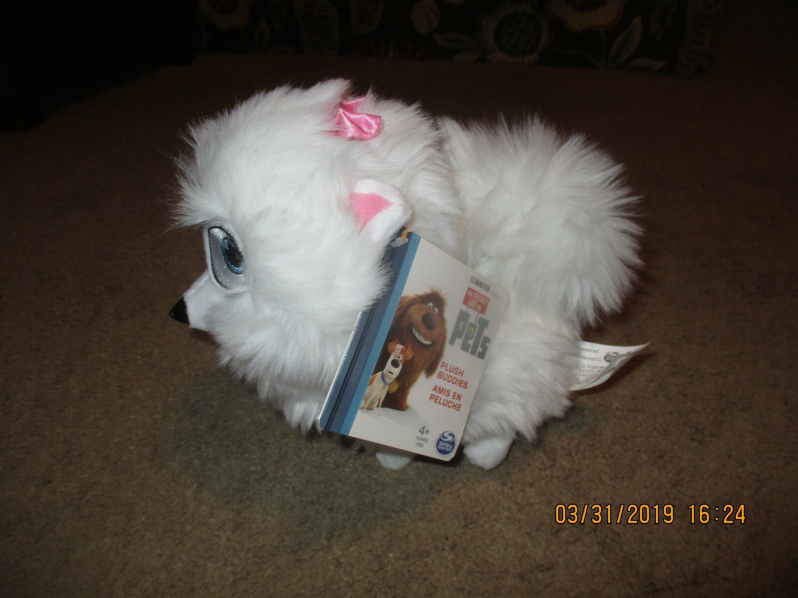 MIXED LOT OF 5 CHILDRENS PLUSH DOLLS AND ONE SCOOBY DOO DVD , TOO ! ! !