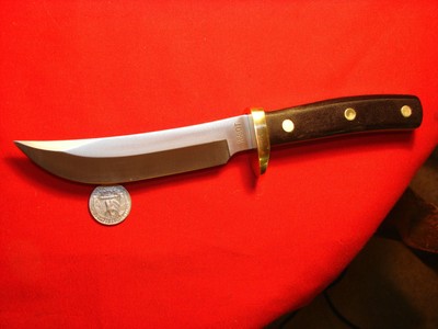 schrade old timer 165ot woodsman deer hunting knife knife nice !