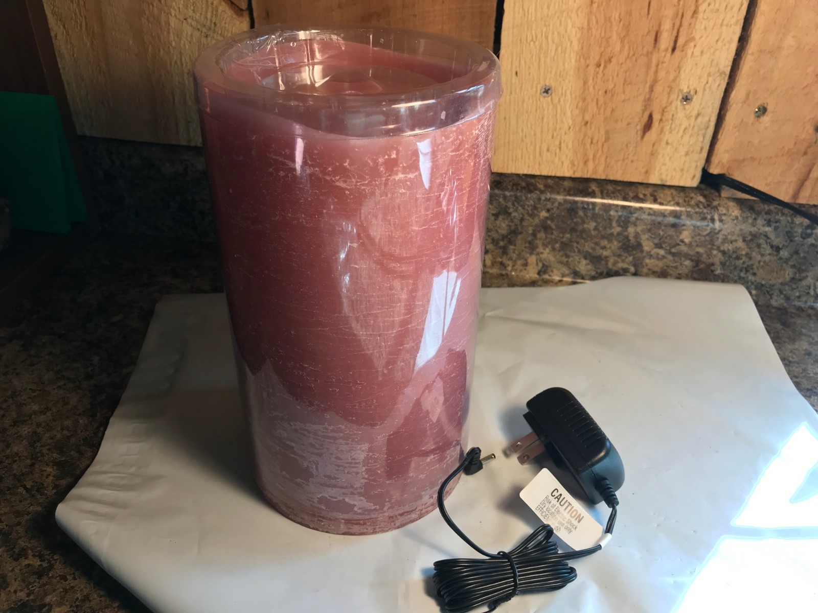 Aqua Flame Flameless Candle Fountain with Timer