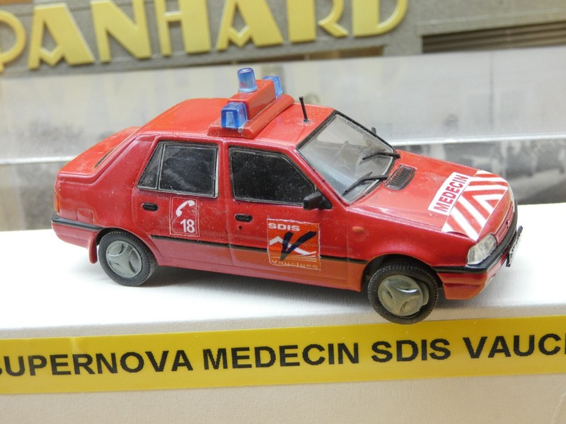 Dacia Supernova 1/43Ã©Me Transformation MÃ©Decin Sdis Vaucluse ModÃ¨Le Unique