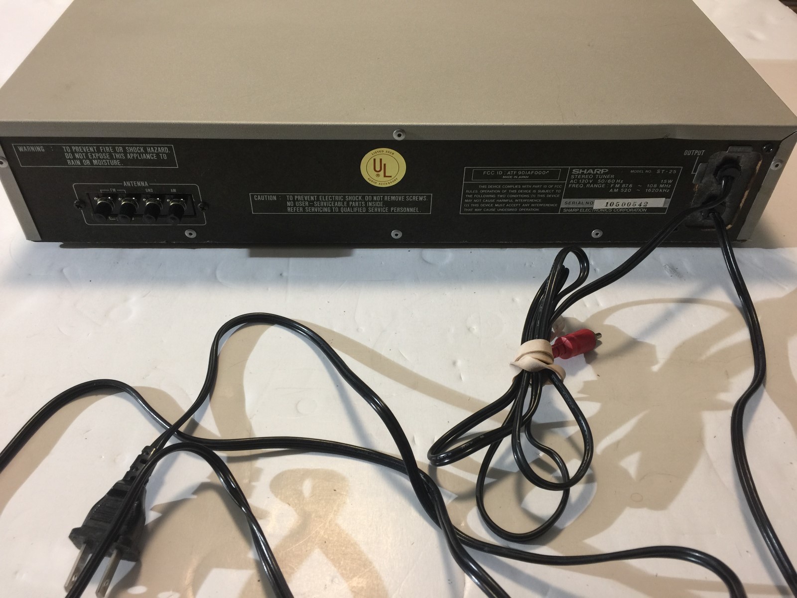 RARE!!!  Vintage Sharp ST-25 HiFi Component Stereo Tuner