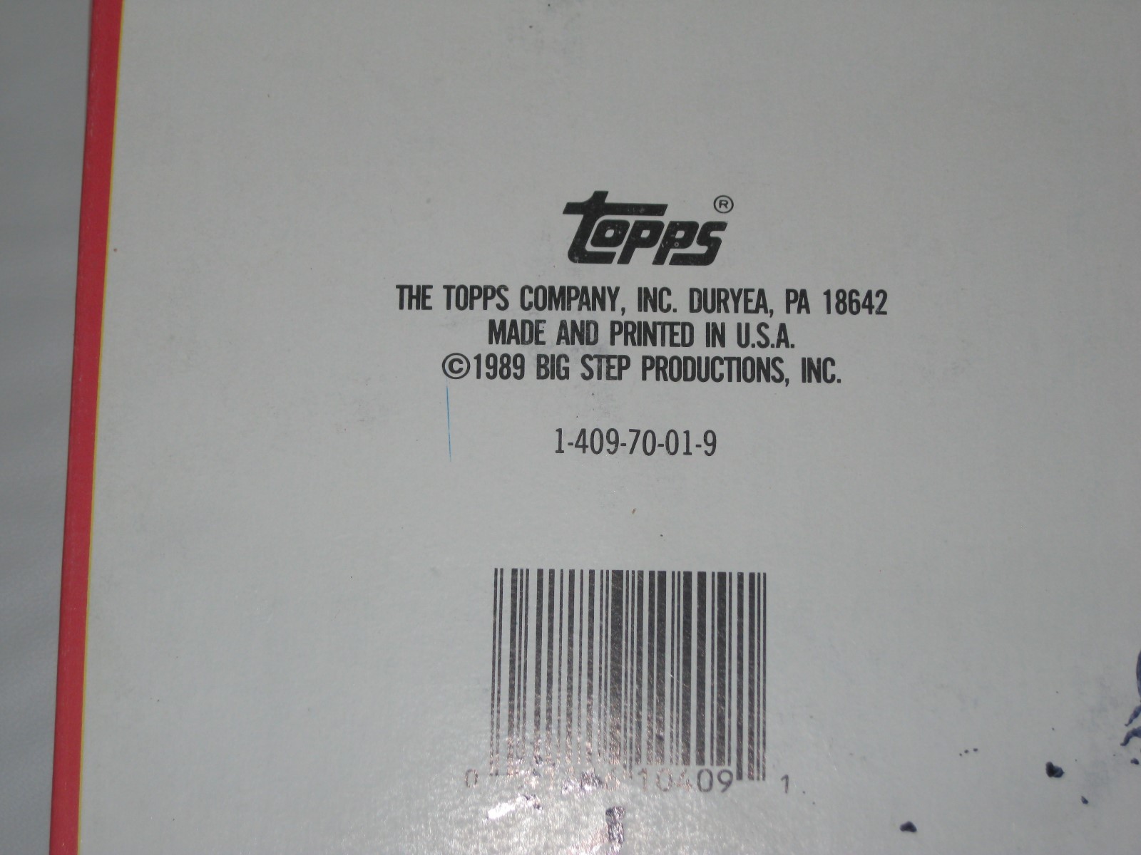 TOPPS 1989 NEW KIDS ON THE BLOCK CARDS / STICKERS FULL CARTON 36 WAX PACKS BOX