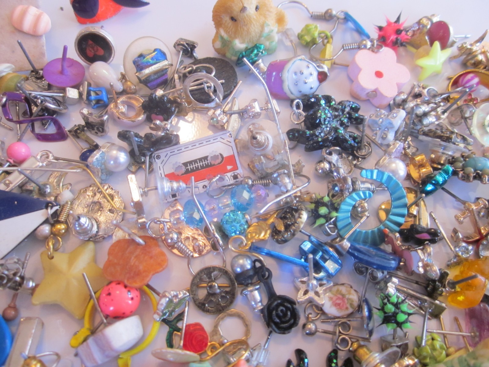 Jewelry Earring Lot for Girls-Lots of Matches & Some Singles-Craft-Wear-U Sort