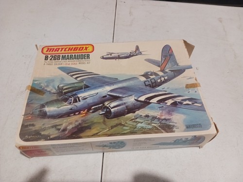 Lot 214 Rare Complete B-26 Marauder 1:72 Matchbox PK-407